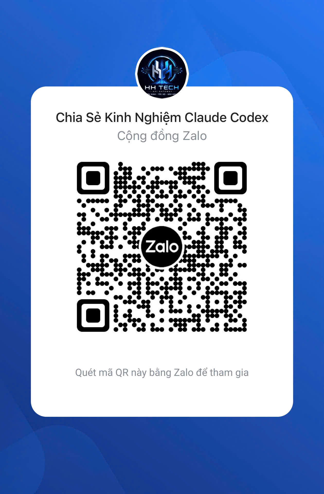 QR nhóm Zalo cộng đồng HH Tech